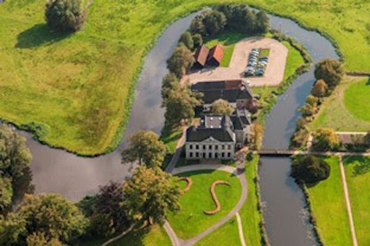 Landschap op de route Denekamp Austiberg route