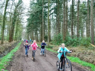 Landschap op de route Kidstocht
