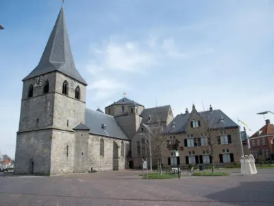 Landschap op de route Ronde Denekamp en Lutterzand