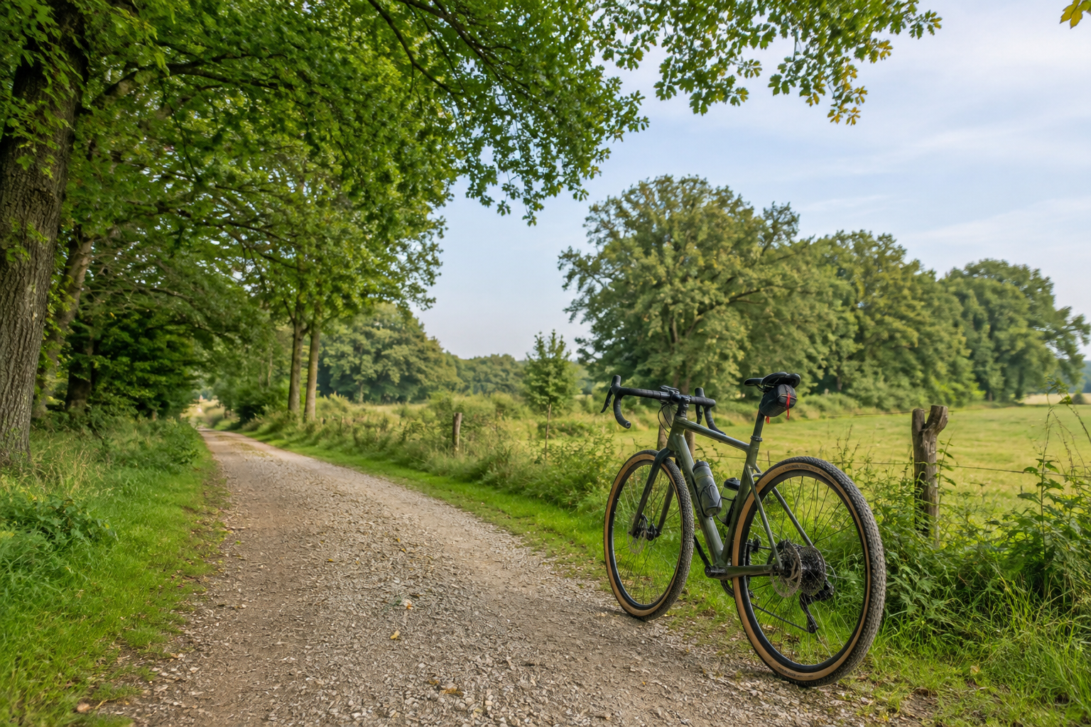 Landschap op de route Megaroute door Twente (80km)