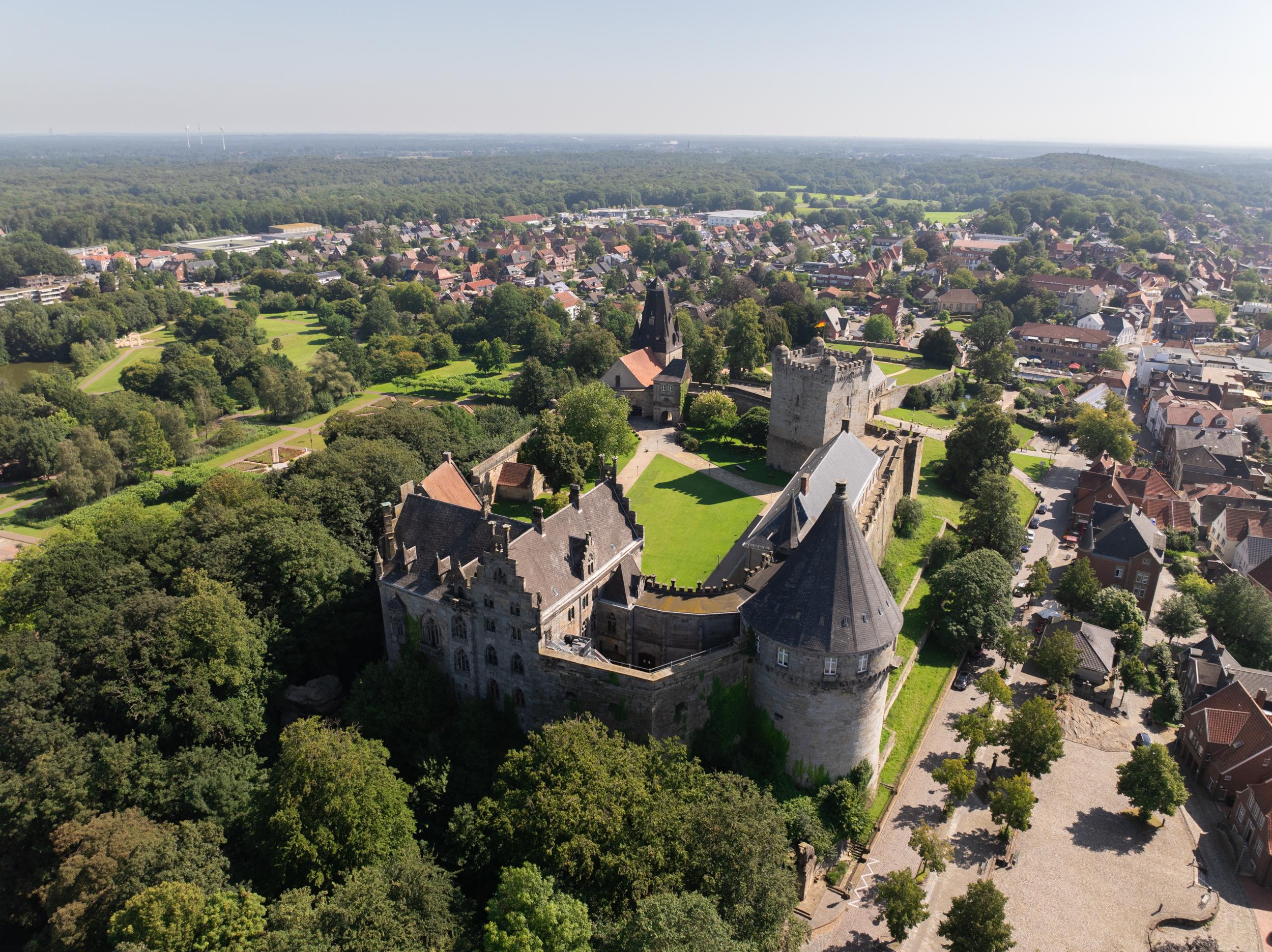 Landschap op de route Bad Bentheim