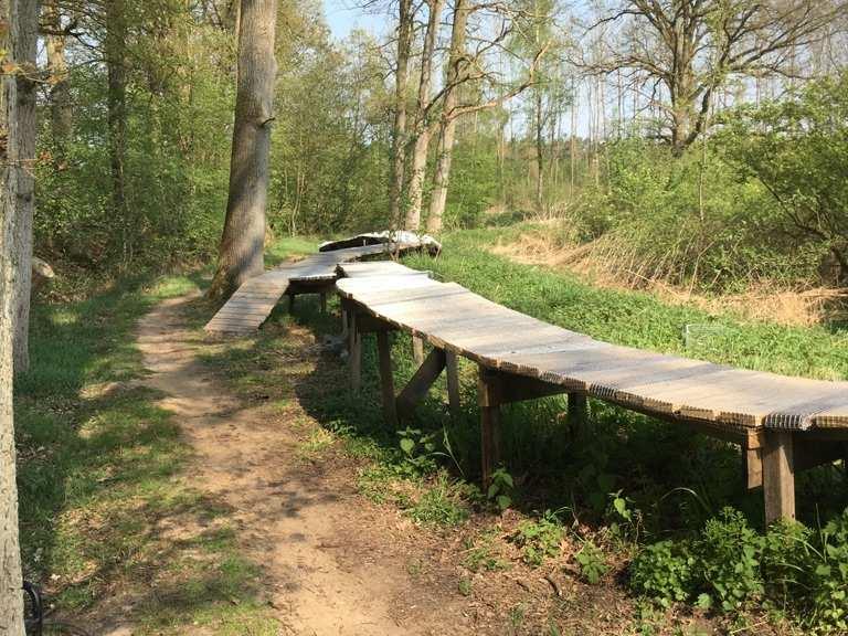 Landschap op de route Hulsbeek MTB